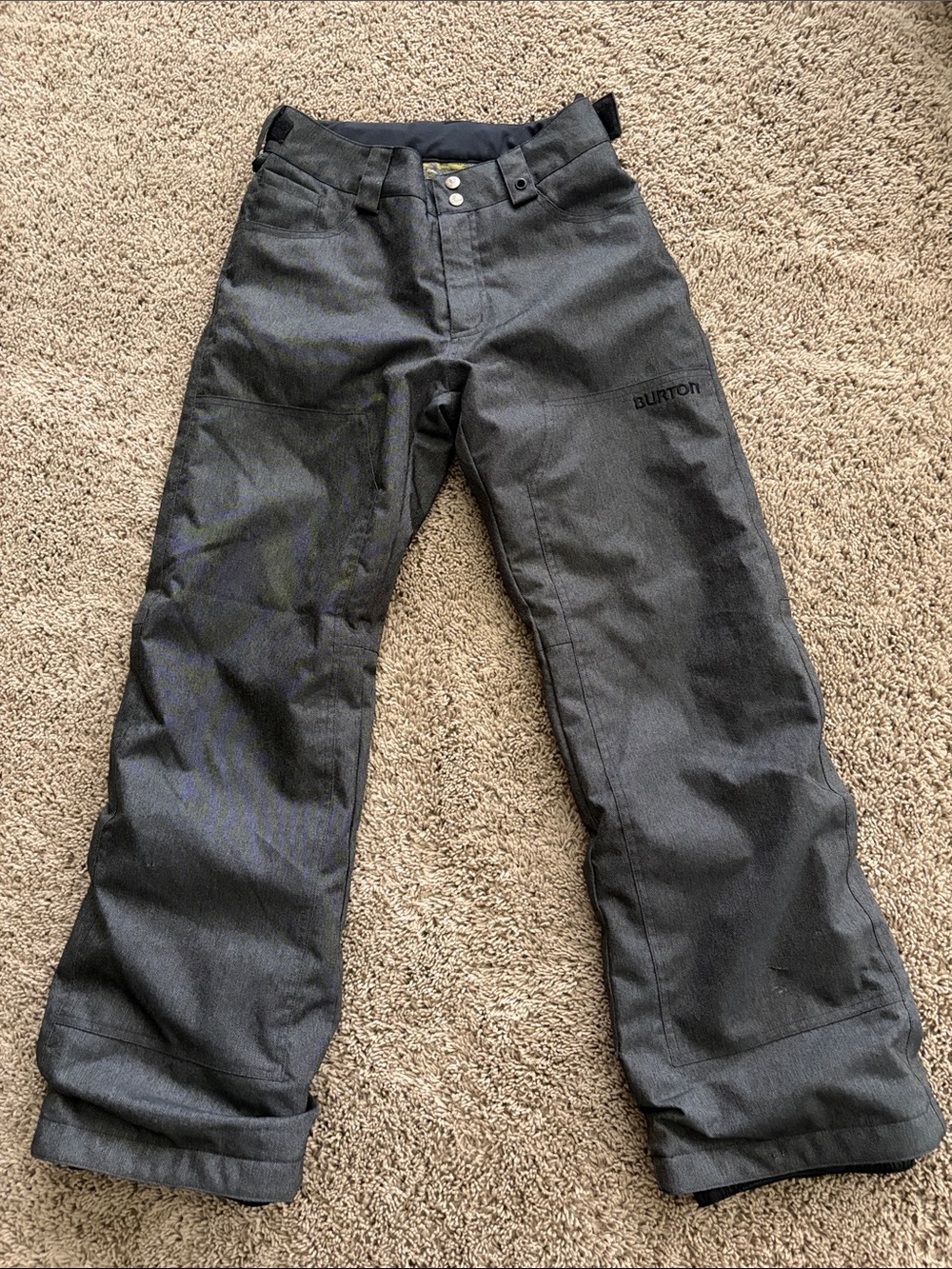 Burton The White Collection Snowpants Dark Gray - Big Kids Size 18